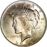 1922 Peace Silver Dollar